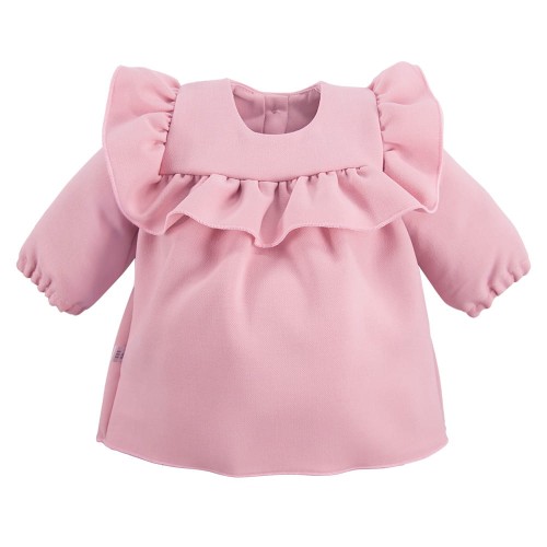 Dress with frill pink
