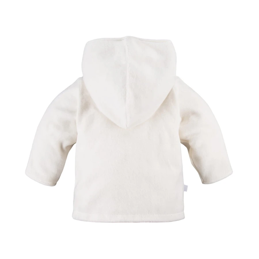 Bluza ecru z kapturem