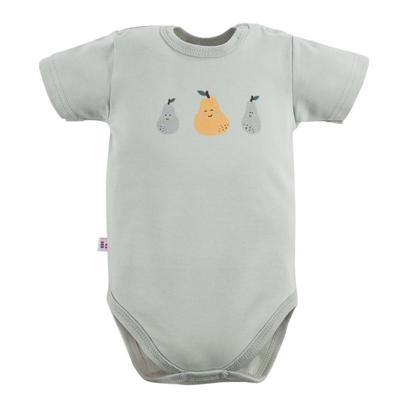 Body dziecięce zielone z gruszkami