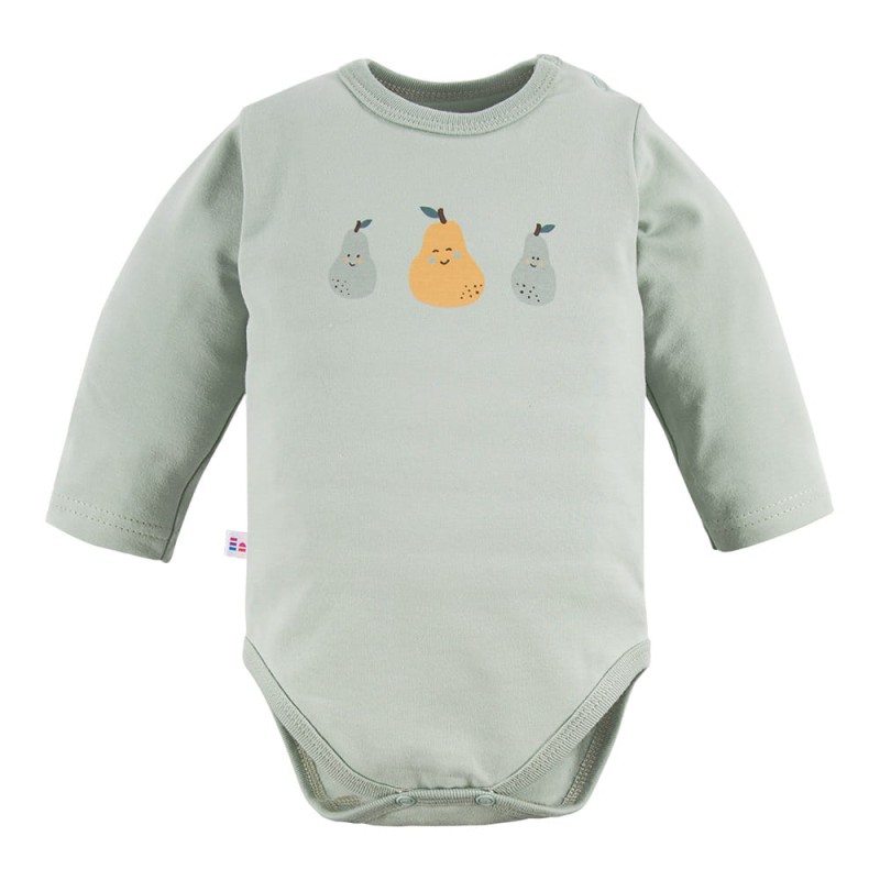 Body dziecięce zielone z gruszkami