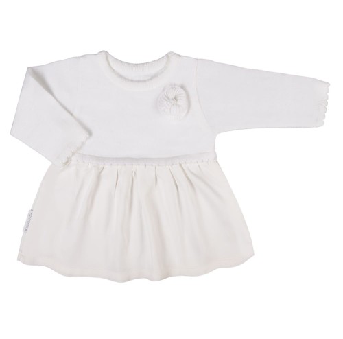 Sukienka z kwiatkiem CEREMONY biały