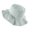 Baby hat muslin light green