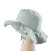 Baby hat muslin light green