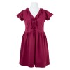 Pregnancy dress maroon LINDA