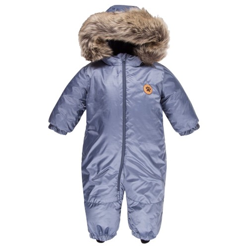 Hooded winter suit blue