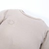 Baby body from merino wool beige