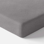 Sheet frotte dark gray
