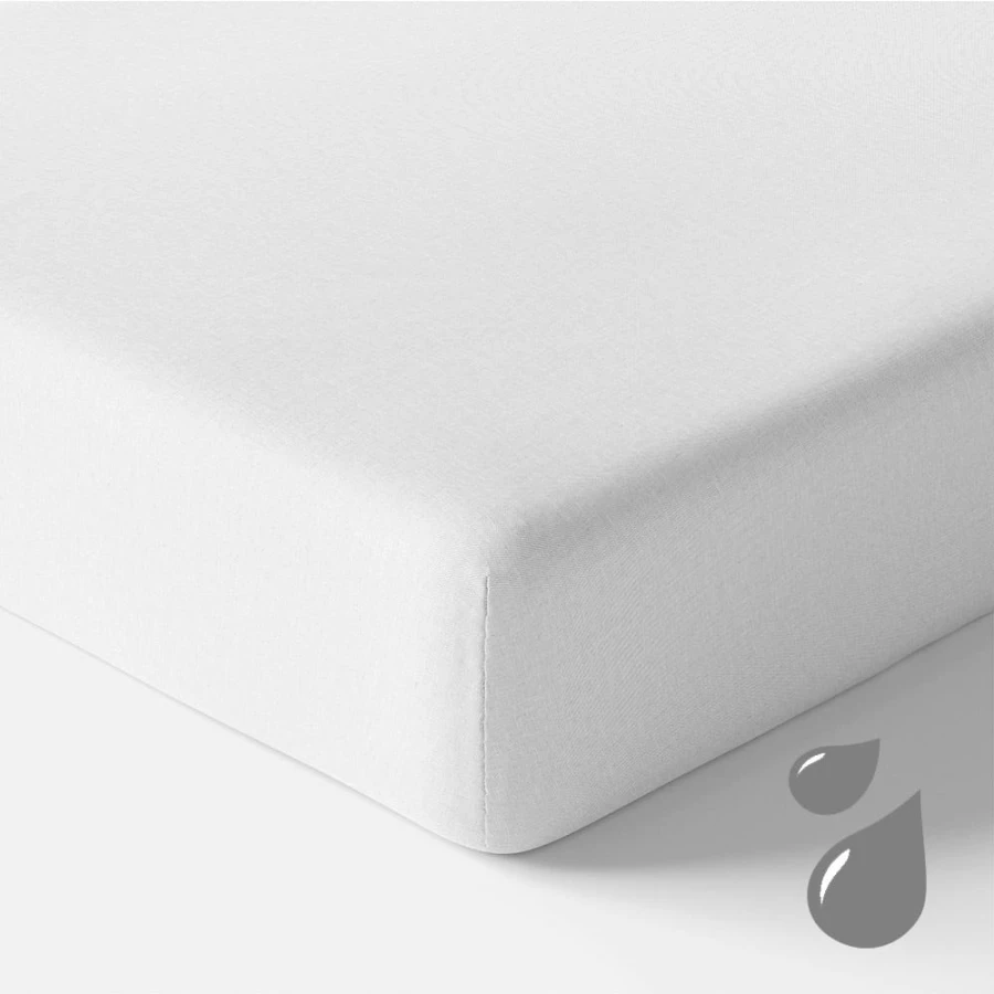 Prześcieradło dziecięce nieprzemakalne biały