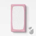 Waterproof frotte sheet pink