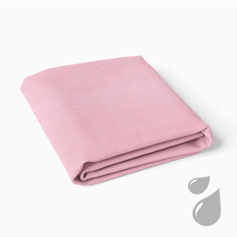 Waterproof frotte sheet pink