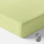 Waterproof frotte sheet green 120x60