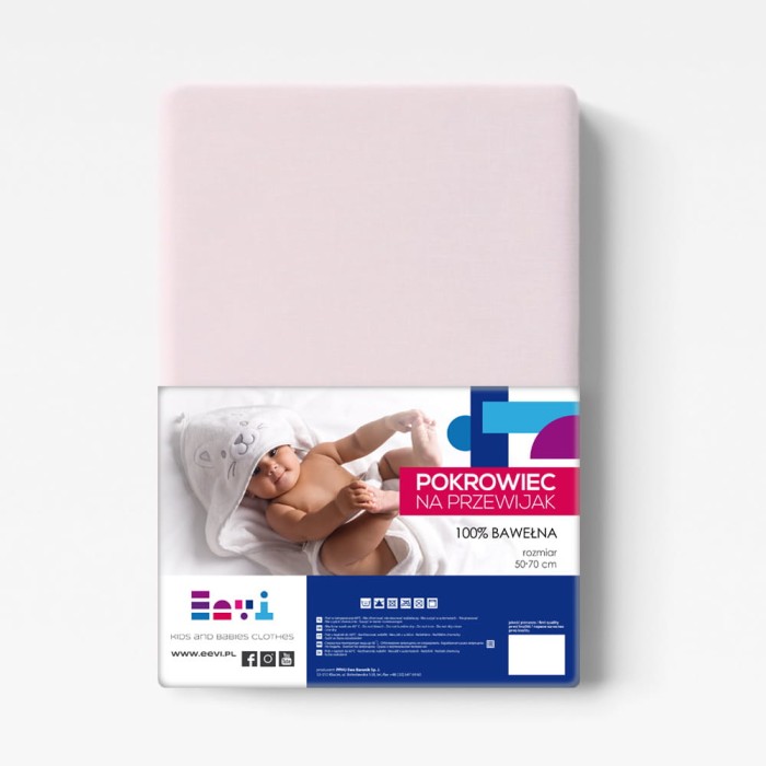 Changing cover pink 50x70