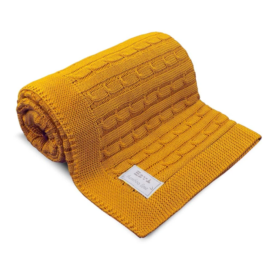 Honey bamboo baby blanket 100x75 cm