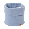 Blue ribbed kids neck warmer