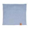 Blue ribbed kids neck warmer