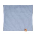 Blue ribbed kids neck warmer