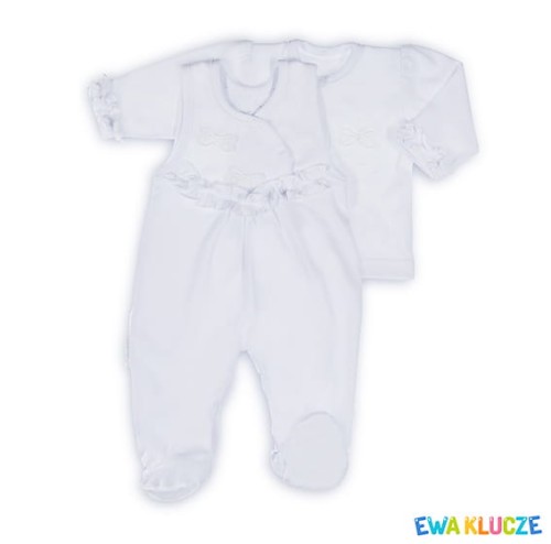 SET HAPPY DAY ROMPER SUIT + KIMONO SHIRT  COTTON 056