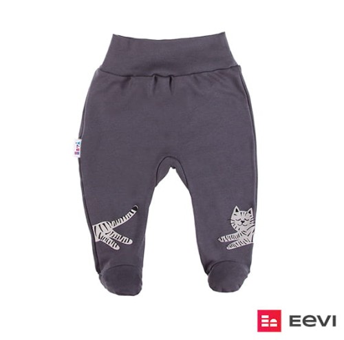 Joggers with feet TIGER graphite 074