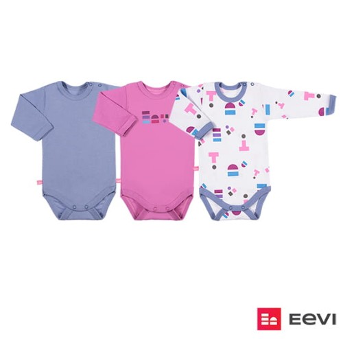 Bodysuit long sleeve EEVI gray 074
