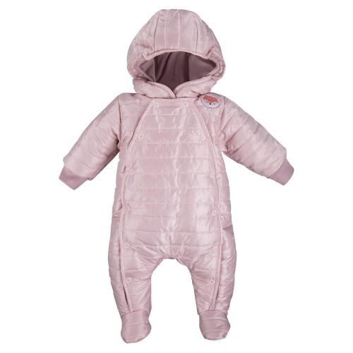 Hooded overalls ADVENTURE pink